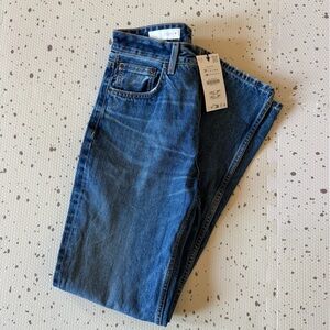 Zara NWT SZ 2 Straight Vintage Denim Jeans